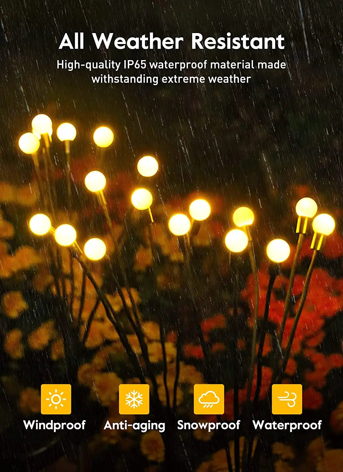Enchanted Breeze Firefly Solar Lights