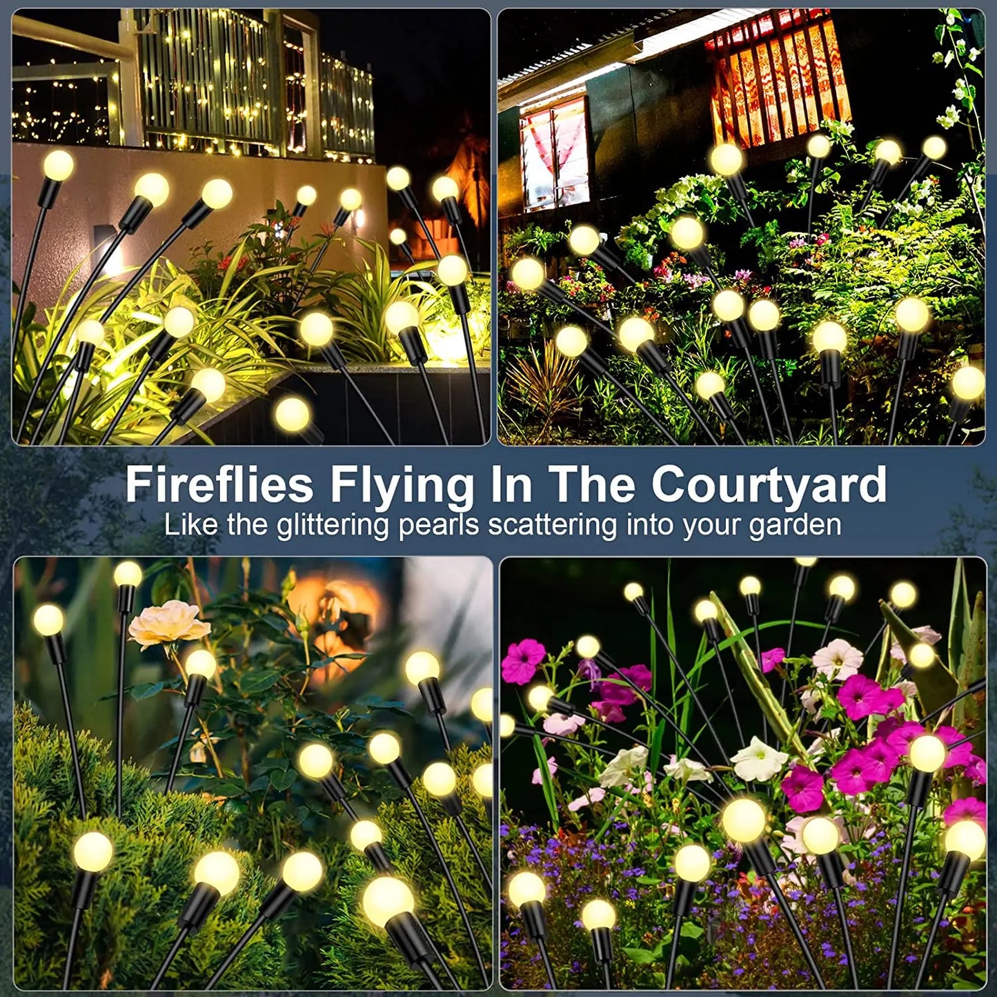 Enchanted Breeze Firefly Solar Lights