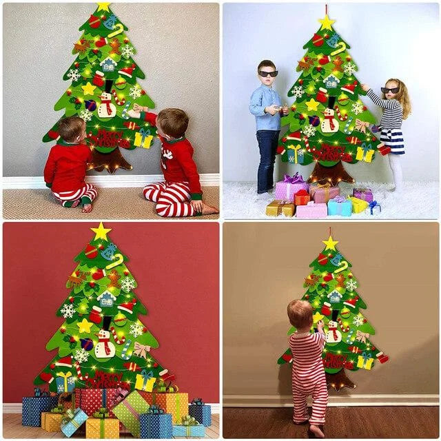 Santa's Felt Forest Christmas Tree