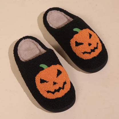 Cozy Pumpkin Slippers - Indoor Comfort